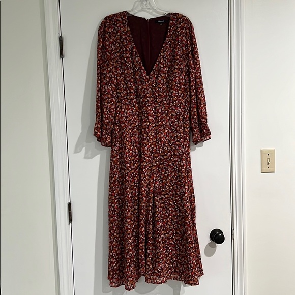 Madewell Dresses & Skirts - Madewell MIDI clip dot dress in spring prairie